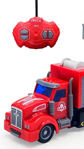 Camion De Bomberos A Radio Control Remoto Autobomba Esc 1:48 Color Mac Escalera Larga