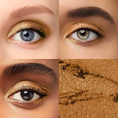 Sombra De Ojos Julep Eyeshadow 101 Crème Barra Impermeable Color de la sombra 31 Honey Gold Metallic
