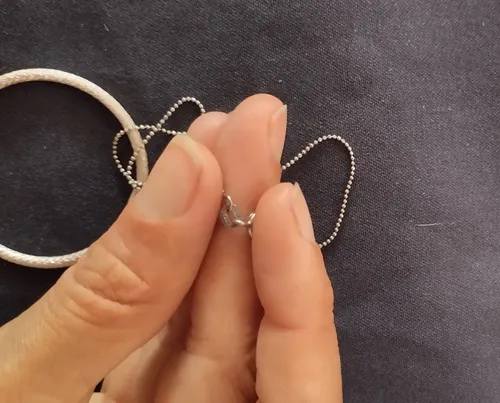 Cadena Y Dije Aro De Plata 925