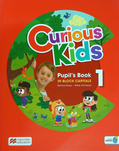 Curious Kids 1 - Student's Book Mayusculas ( In Block Capital), De Shaw, Donna. Editorial Macmillan, Tapa Blanda En Inglés Internacional