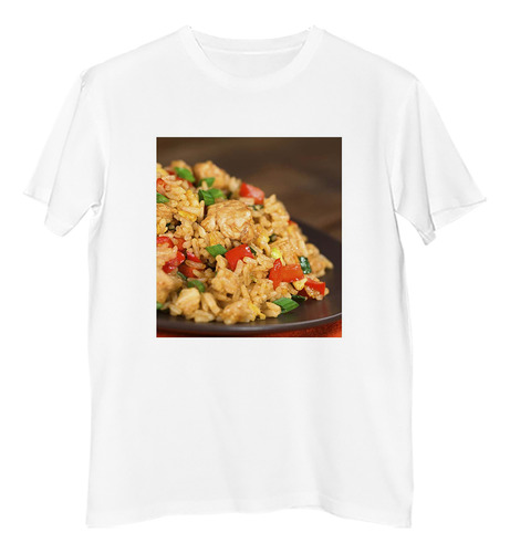 Remera Niño Arroz Chino Gastronomia Asia Plato Cheff P4