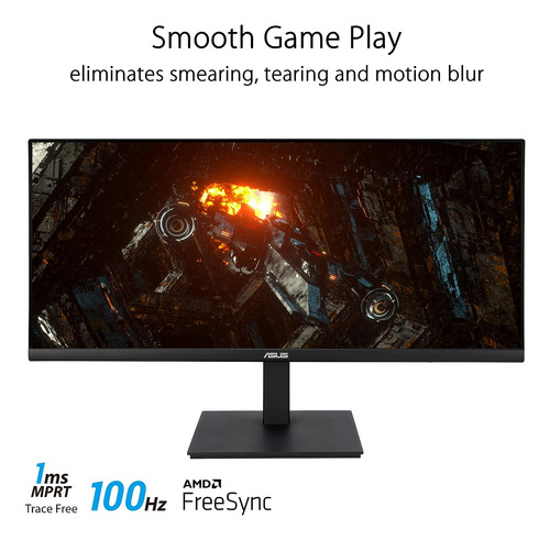 Monitor Asus 34 Ultrawide Hdr Gaming (vp349cgl) - 21:9 Uwqh