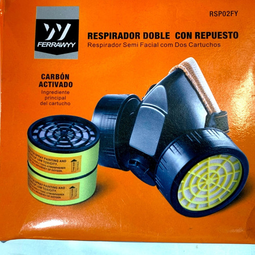Mascara Careta 2 Filtros Gas +2 Polvo Pintor Auto Pack M66