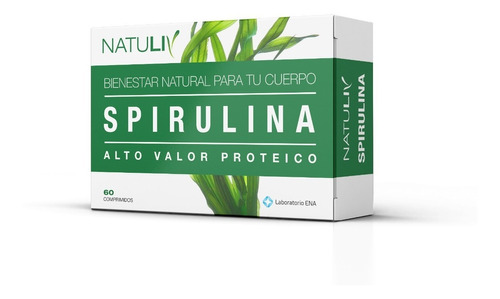 Spirulina X 60 Comp - Alto Valor Proteico