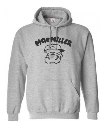 Sudadera Mac Miller Logo Rap Hip Hop Con Gorro  