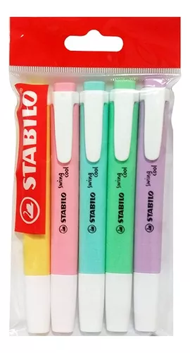 Rotulador FLUO. STABILO SWING PASTEL ESTUCHE 8