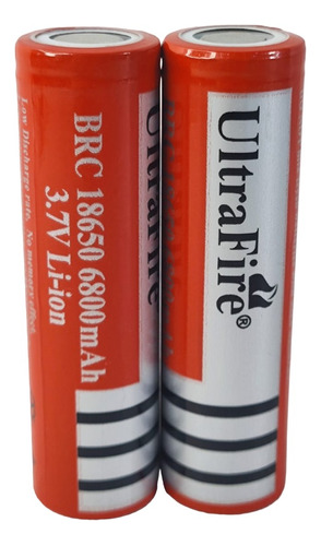 Combo X2 Baterias 18650 Cilindricas 3.7 Voltios Li-ion 