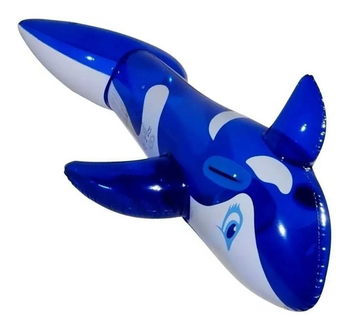 Ballena Flotador Bote Inflable Ideal Pileta Colchoneta Color Foto 1