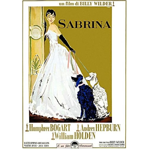 Póster De Película Sabrina Audrey Hepburn 1954, 11 X ...