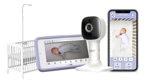 Hubble Connected Nursery Pal Crib Edition Smart Video Baby M