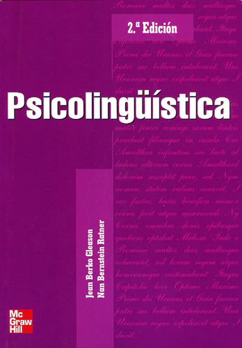 Psicolingüística. 2 Ed