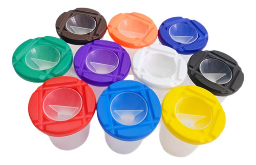 Vasos Para Pintura A Prueba De Derrames, Suministros De Arte
