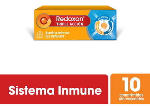 Redoxon Triple Acción Full Vitamina C D Zinc Efervescente 10