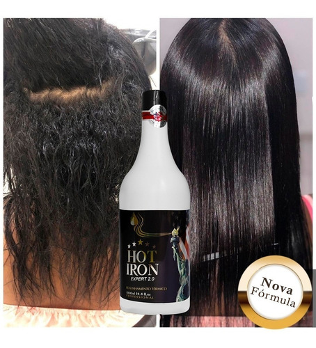 Imagem 6 de 7 de Amaciamento Dos Cachos, Escova Definitiva, Botox Hot Iron2.0