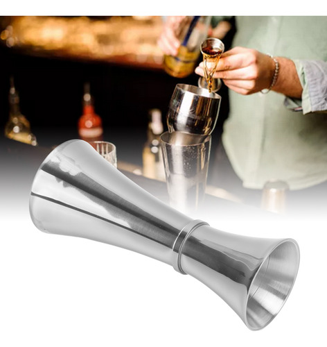 Double Jigger 304, Diseño Grueso De Acero Inoxidable