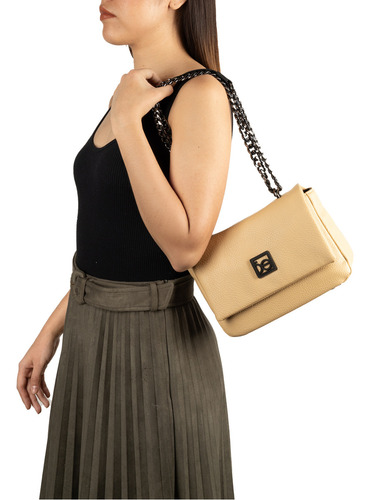 Bolsa Crossbody Cloe Anaybi Chico Color Ocre