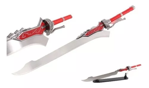 Espada Dante Devil May Cry 4 Rebellion em Aço Vermelha - Tenda Medieval