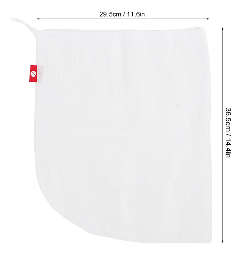 Bolsa De Malla Lavable, 5 Unidades, Bolsas Reutilizables Par