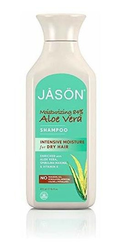 Jason Aloe Vera Champú, 84% Orgánico Certificado - 16 Oz - 2