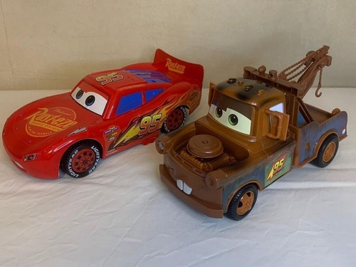Auto Cars Rayo Mcqueen Y Mate Pack 21 Cm