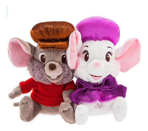 Miss Bianca Y Bernardo Al Rescate Par Ratones Peluche Disney