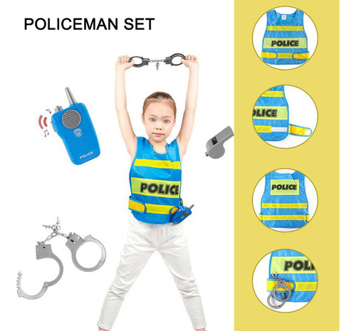 La Policía Finge Cosplay Set Juguetes Para Niños Juego De
