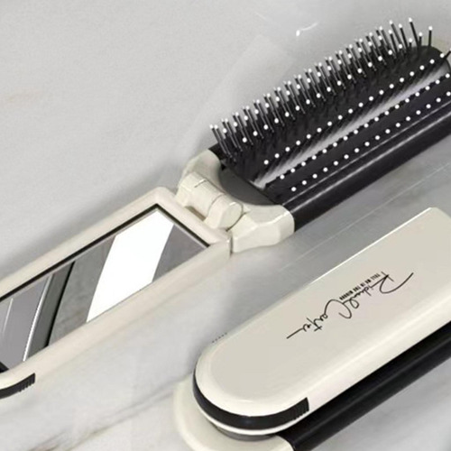 2 Peine Para El Cabello Doblado Con Espejo, Peine Pequeño