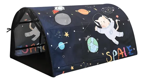 Tienda De Cama Espacial Para Niños – Plegable, Compatible Con Camas Individuales Y Literas, 80x220 Cm