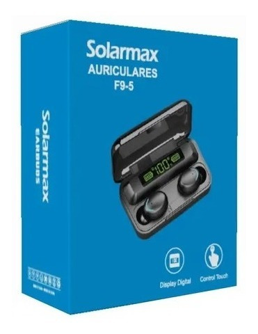 Imagen 8 de 8 de Auriculares Inalámbricos Bluetooth Solarmax F9-5 Negro