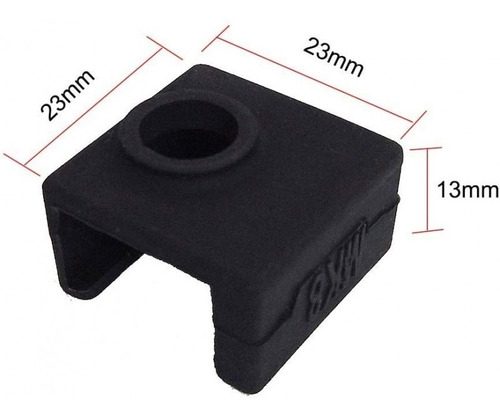 Aislante De Silicona Para Bloque Hotend Mk8 | Icutech