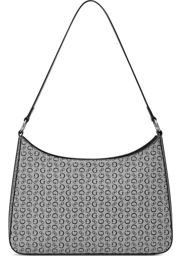 Bolsa Guess Factory Sv960318-bla Acabado de los herrajes Níquel Color Gris Correa de hombro Gris Diseño de la tela Lisa