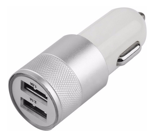 Adaptador Carregador Celular Universal Automotivo Usb Prata