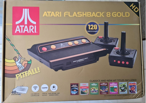 Consola AtGames Atari Flashback 8 Gold Standard color  negro