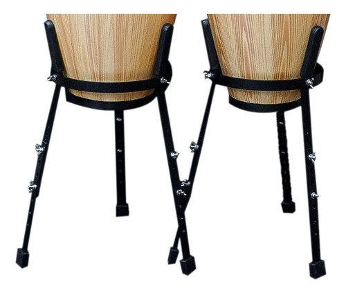 Par De Conga Williams Bachata Series 10'' & 11'' Polpar Wood Cor Natural Wood