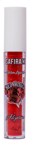 Batom Líquido 4ml Nº 02 Alizarina Coleção Red Roses Safira Acabamento Cremoso