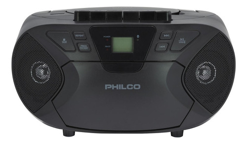 Radio Boombox Casete Bt Pjc2050bt Philco Color Negro