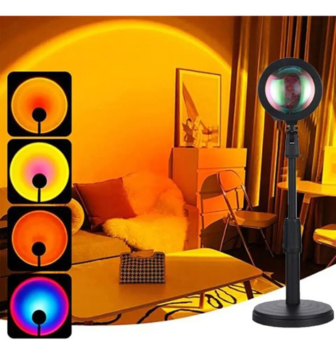 Lampara Sunset. Luz Led. Proyectora Atardecer.
