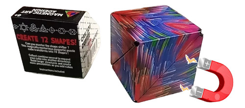 Rubik Magnético 72 Formas Shashibo Geobender Plumas Rosario