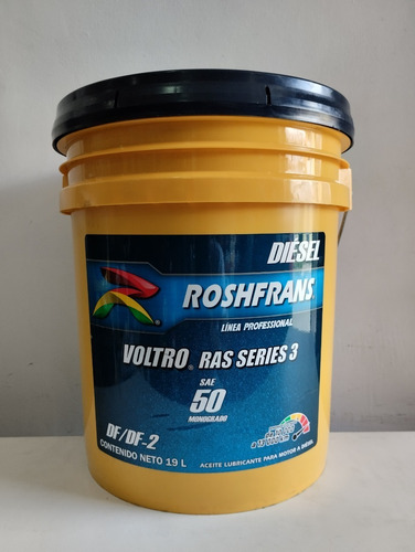 Aceite Maxidiesel 50 Roshfrans Paila 19lts