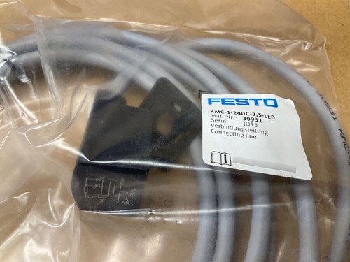 Festo 30931 Connecting Cable Kmc-1-24dc-2,5-led #74c10*i Ccf