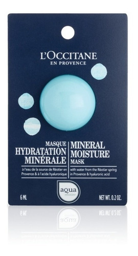 L'occitane - Aqua Réotier - Máscara Facial Hidratante Minera