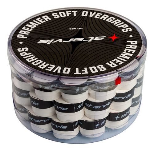 Cinta Padel Starvie Caja Overgrip Premier Soft 60 Pz Blanco