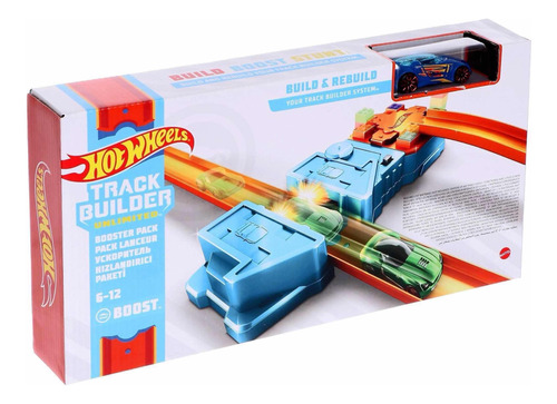 Hot Wheels - Track Builder - Lanzador Motorizado - Original