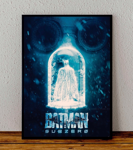 Cuadro 33x48 Poster Enmarcado Batman Dc Comics Pelicula 01