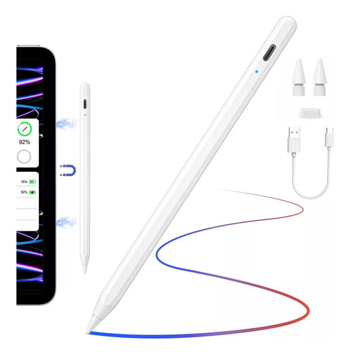 Lápiz Óptico Para iPad Con Rechazo Palma & Carga Inalámbrica