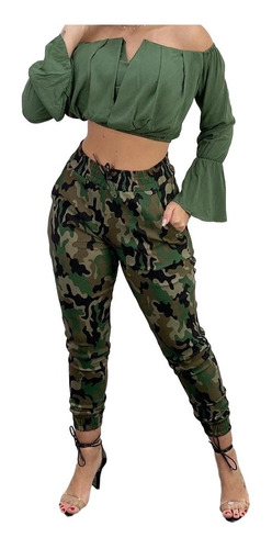 calça do exército feminina camuflada
