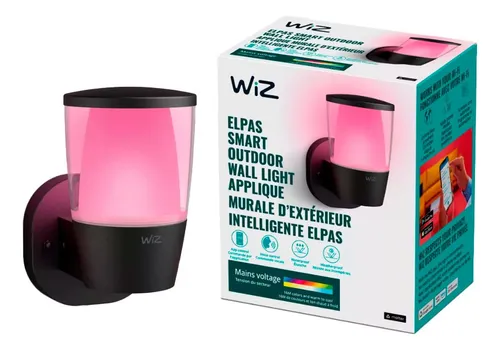 Lámpara Inteligente De Pared Para Exterior Elpas Wiz