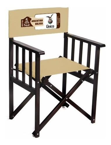 Sillon Director Plegable Caño Cuad.metal-madera
