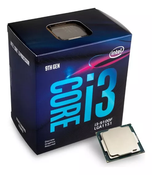 Procesador Intel Core I3-9100f 9na Gen 4.2ghz Sin Gráfica