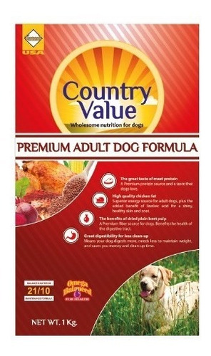 Country Value Perros Adultos 50lb